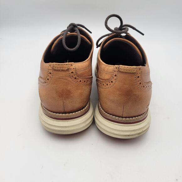 Cole Haan Men\'s Originalgrand Energy Merid SW British Tan Full Leather Sz 11.5
